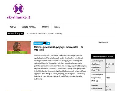 Skydliauke.lt – Skydliaukės gydymas, ligos, tyrimai, simptomai