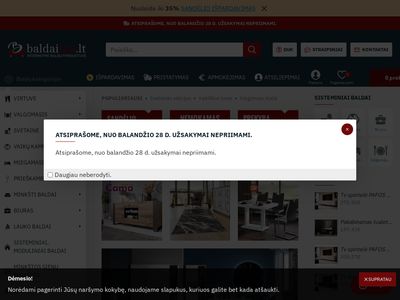 Baldai internetu – Kokybė ir patrauklios kainos  – Baldaitau.lt