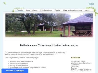 Baidarių nuoma Verkne, kaimo turizmo sodyba &ndash; nuomokitė