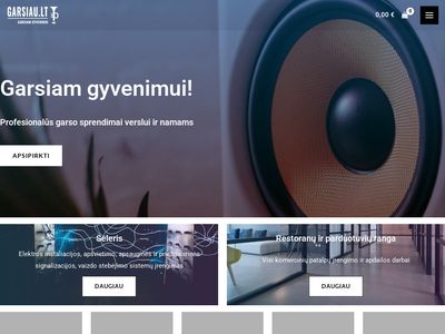 Garsiau.lt – garso ir vaizdo sprendimai, silpnos srovės