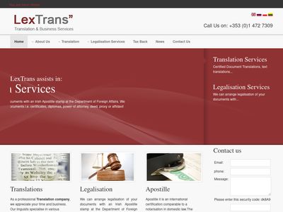Translation | Documents Legalisation | Company Registration | LexTrans