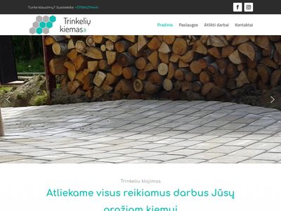 Trinkelių klojimo paslaugos – Jūsų gražiam kiemui