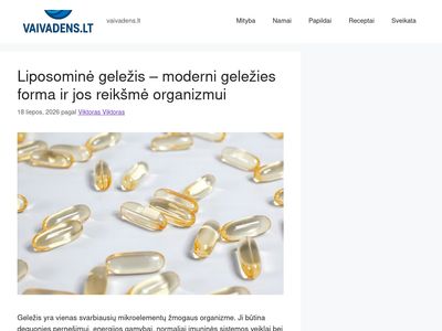 Odontologijos klinika Kėdainiuose  www.vaivadens.lt