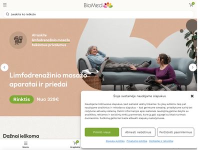 Sveikatos priežiūros prekės – BioMed.lt  www.biomed.lt