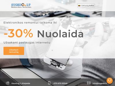 Sugedo.lt | Kompiuterių remontas Klaipėdoje  www.sugedo.lt