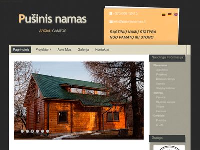 Rąstinis namas pagal Jūsų viziją – Įvairių tipų rąstiniai