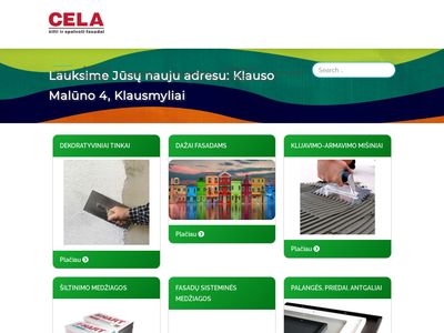 CELA – CELA – Spalvoti Fasadai  www.spalvotifasadai.lt