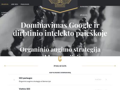 SeoReklama.lt™ | SEO – būk matomas klientui!  www.seoreklama.lt