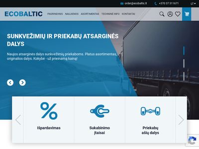 Sunkvežimių ir priekabų atsarginės dalys | Ecobaltic