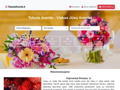 TobulaSvente.lt – Tobula šventė – Viskas Jūsų šventei