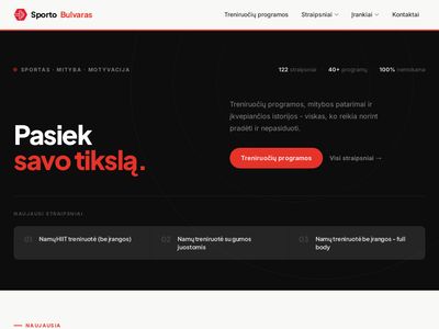 Sporto Bulvaras – Kur mintys pavirsta veiksmais. | Sporto Bulvaras