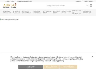Auksiniai papuošalai internetu – juvelyrika pigiau |