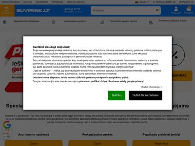 Suvirinimo įranga, medžiagos ir priedai – suvirink.lt