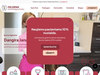 Odontologijos klinika Klaipėdoje – Mildena