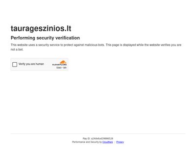 Nauji straipsniai | Tauragiškių balsas  www.tauragiskis.lt