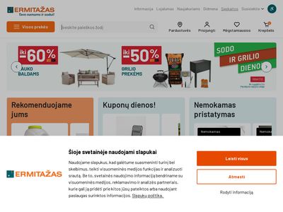 Internetinė parduotuvė Ermitazas.lt – ermitazas.lt