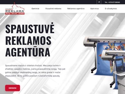 Spaustuve "Kauno reklama" – lankstinukai, skrajutes, blankai