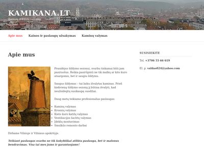 www.kamikana.lt  Kaminų ir katilų valymas