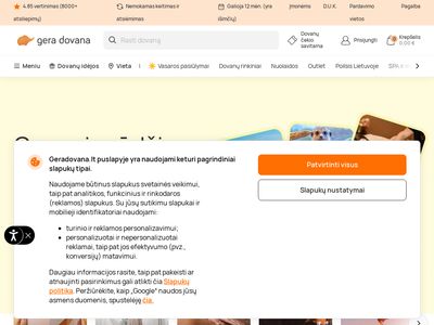 Dovanos | Gera Dovana
www.geradovana.lt