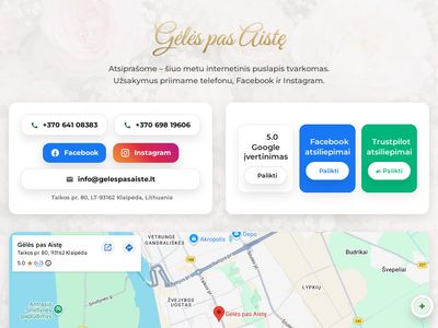 Pigiausios gėlės patogiausiu būdu! | Pigiausios gėlės