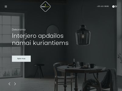 Dekorama  – tai interjero apdailos namai kuriantiems