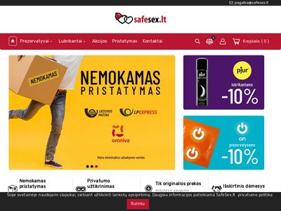 Prezervatyvai internetu pigiau | Nemokamas pristatymas! | Safesex.lt