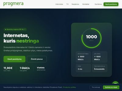 Progmera – Draugiškas interneto ir televizijos tiekėjas