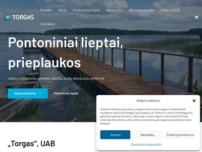 lieptai.com | Pontoniniai lieptai, LED akmuo, betono gaminiai
