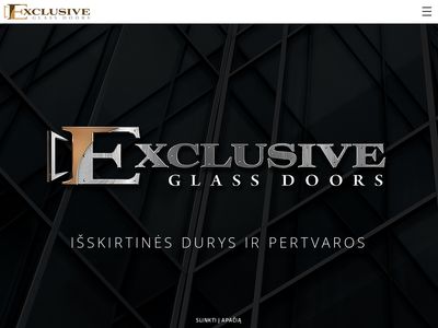 Exclusive glass doors  www.egdoors.lt