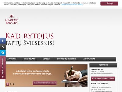 Advokatas Vilniuje | Advokatai Vilniuje | Advokatų kontora | Skyryb
