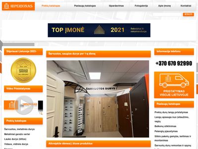 Durys, spynos, rankenos, langai, balkonų stiklinimas | Hiperionas