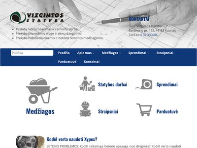 Vizgintos statyba  vizginta.lt