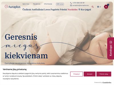 Čiužiniai jūsų miegui  auraplus.eu