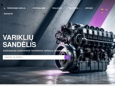 Sunkiosios Technikos Varikliai ir jų Dalių Tiekimas