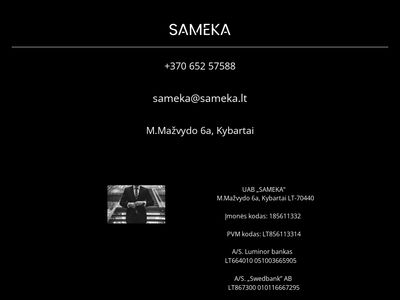 sameka.lt – Apie mus  sameka.lt