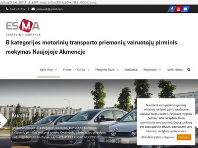 Esma.lt – B kategorijos motorinių transporto priemonių