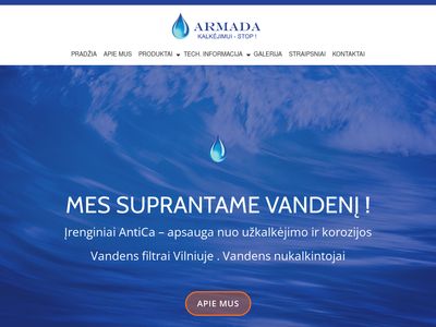 Vandens filtrai, vandens minkštinimo filtrai, vandens minkštinimo į