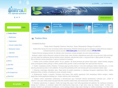 Vandens filtrai