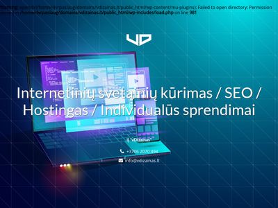 vDizainas | Internetinių svetainių kūrimas ir talpinimas