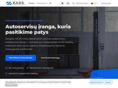 BADS.LT – Autoservisų įranga, įrankiai, auto diagnostikos įranga