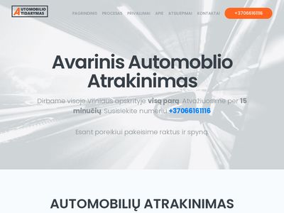 Avarinis Automobilio Atrakinimas – Atvykstame Per 15min, Dirbame 24/7