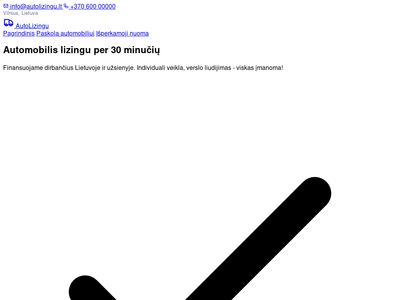 Automobilių lizingas – Automobilių lizingas ?  autolizingu.lt