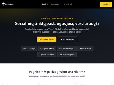 SMM paslaugos – Instagram sekėjai, Facebook like pirkimas