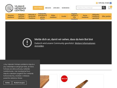 Vilniaus Medienos Centras | Medžio Centras  www.