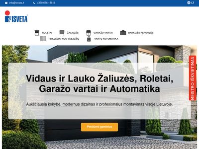 Visada patogu ir modernu | ISVETA  www.isveta.lt