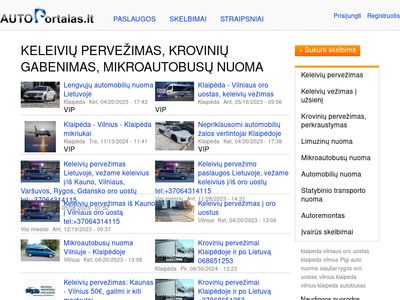 Automobiliu nuoma, mikroautobusu, limuzinu nuoma, keleivių vežimas