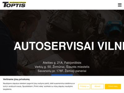 Geras autoservisas Vilniuje – TOPTIS  toptis.lt