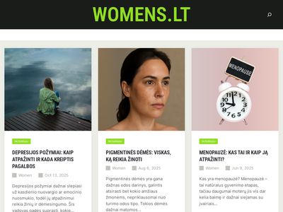 Womens.lt Moteriškų prekių parduotuvė  www.womens.lt