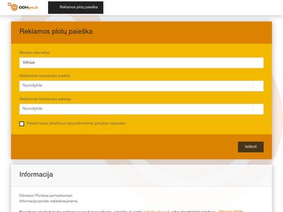 Lauko reklama – užsisakyk patogiai visoje Lietuvoje | OOHpro.lt |