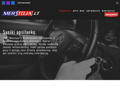 Autodalys – UAB "Merstoja" – Naujos ir naudotos detalės
